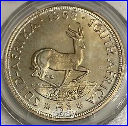1958 South Africa 5 Shillings PL66 PCGS