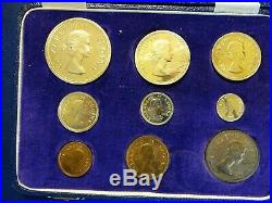 1959 Proof Set South Africa 9 coins