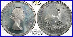 1959 South Africa Silver 5 Shillings PCGS PR67 POP 5 ONLY 2 HIGHER