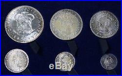 1960 South Africa Specimen Proof Coins 6 Silver 3 Bronze 3,360 Issued Rare