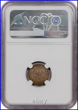 1961 South Africa 2.5 Cents Ngc Ms 64 Toned Very High Grade
