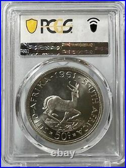 1961 South Africa 50 Cents PCGS PL67 Silver Registry Coin KM 62 50C Proof Like