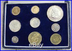 1961 South Africa Gold 1-2 Rand & Silver Coin Set Pound Proof 3100 Mintage