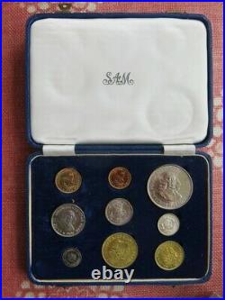 1961 South Africa Long Proof Set gold and silver LOW MINTAGE
