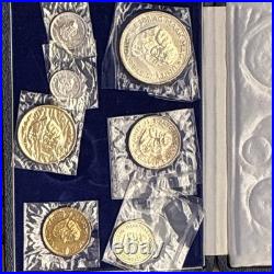 1961 South Africa Proof Set 7 Coin Individually Plastic Wrapped? S