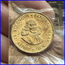 1961 South Africa Proof Set 7 Coin Individually Plastic Wrapped? S