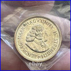 1961 South Africa Proof Set 7 Coin Individually Plastic Wrapped? S