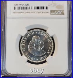 1961 South Africa Silver 20 Cents South African Shield Ngc Pf 68 Gem Top Pop