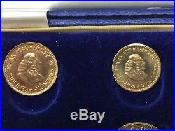 1962 South Africa 9 Coin Gold And Silver Set
