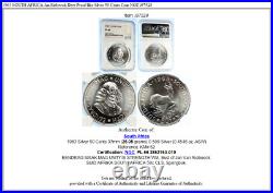 1963 SOUTH AFRICA Jan Riebeeck Deer Proof-like Silver 50 Cents Coin NGC i97528 1963 SOUTH AFRICA Jan Riebeeck Deer Proof-like Silver 50 Cents Coin NGC i97528