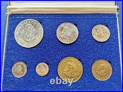 1964 SOUTH AFRICA Proof Set of 7 Coins in Original Box