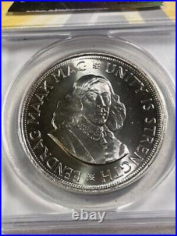 1964 South Africa 50 Cents Silver Coin Graded MS 66 by ANACS Low Mintage