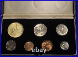 1965 South Africa Mint Set Original Packaging Silver Included