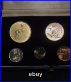 1965 South Africa Mint Set Original Packaging Silver Included