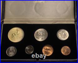 1965 South Africa Mint Set Original Packaging Silver Included