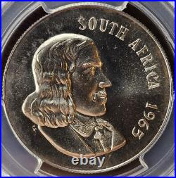 1965 South Africa PCGS Proof Set withSilver Rand Only 25K Proofs Minted in 1965