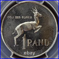 1965 South Africa PCGS Proof Set withSilver Rand Only 25K Proofs Minted in 1965
