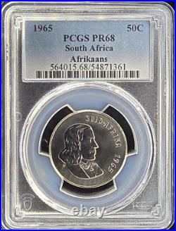 1965 South Africa PCGS Proof Set withSilver Rand Only 25K Proofs Minted in 1965
