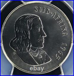 1965 South Africa PCGS Proof Set withSilver Rand Only 25K Proofs Minted in 1965
