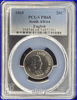 1965 South Africa PCGS Proof Set withSilver Rand Only 25K Proofs Minted in 1965