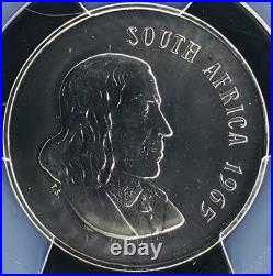 1965 South Africa PCGS Proof Set withSilver Rand Only 25K Proofs Minted in 1965