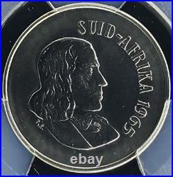 1965 South Africa PCGS Proof Set withSilver Rand Only 25K Proofs Minted in 1965