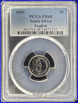 1965 South Africa PCGS Proof Set withSilver Rand Only 25K Proofs Minted in 1965