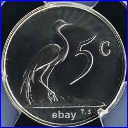 1965 South Africa PCGS Proof Set withSilver Rand Only 25K Proofs Minted in 1965