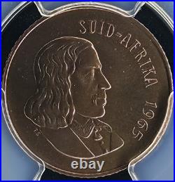 1965 South Africa PCGS Proof Set withSilver Rand Only 25K Proofs Minted in 1965