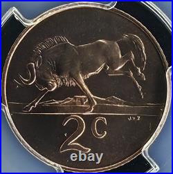 1965 South Africa PCGS Proof Set withSilver Rand Only 25K Proofs Minted in 1965