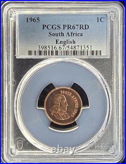 1965 South Africa PCGS Proof Set withSilver Rand Only 25K Proofs Minted in 1965