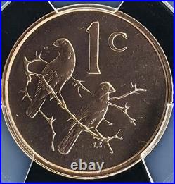 1965 South Africa PCGS Proof Set withSilver Rand Only 25K Proofs Minted in 1965