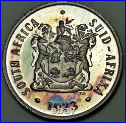1973 South Africa 2 Cents Proof Unc Color Choice Gem Bu Toned Striking (dr)