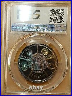 1974 South Africa 1 Rand Silver 50th Annv. Pretoria Mint Toned PCGS MS67 1464