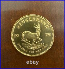 1975, 1 oz. Fine Gold Krugerrand, South Africa