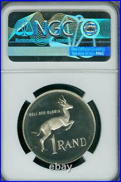 1978 South Africa Silver 1 Rand Ngc Pf67 Ucam Mac Uhcam Spotless
