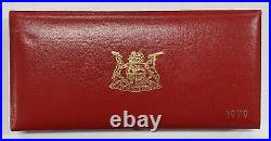 1979 South Africa 10 Proof Coin Set Gold & Silver-In Display Box