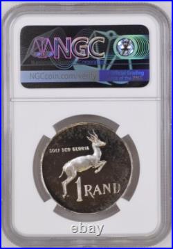 1984 South Africa SILVER 1 RAND NGC PF65 ULTRA CAMEO PROOF R1