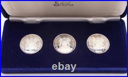 1988 South Africa 3-silver coin Choice Proof set