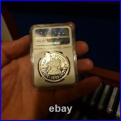 1992 south africa SILVER 2 RAND NGC PF69 COINAGE CENTENNIAL R2 S2R
