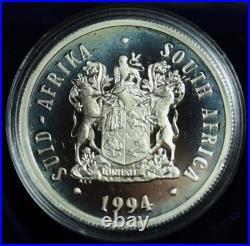 1994 PROOF SOUTH AFRICA SILVER RAND (PRESIDENTIAL). 45 oz. SILVER