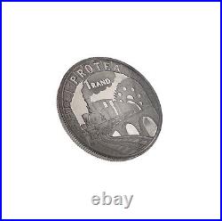 1995 South Africa Silver Coin 1 Rand Railway Centennial Free Shipping