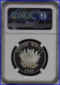 1997 South Africa SILVER 1 rand MS67 NGC SOUTH AFRICAN WOMEN R1