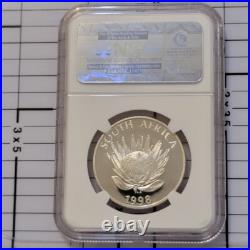 1998 South Africa SILVER 1 rand PF 68 PROTEA NGC R1 COLLAGE YEAR OF CHILD