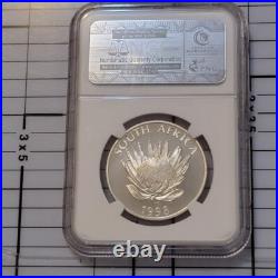 1998 South Africa SILVER 1 rand PF 68 PROTEA NGC R1 COLLAGE YEAR OF CHILD