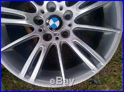 (1) Front BMW OEM 18 M Wheel Spider Style 193 E90 E92 E93 328i 335i Rim 18x8