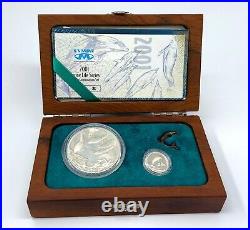 2001 South Africa Marine Life Series Dolphin, Silver Coin Proof Set, Rare