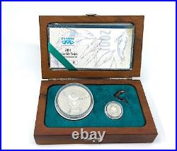 2001 South Africa Marine Life Series Dolphin, Silver Coin Proof Set, Rare