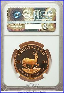 2003 South African 1 oz. Gold Krugerrand & Silver Tiffany Diamond Coin Pairing