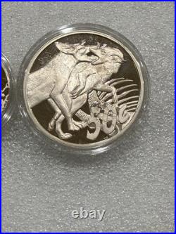 2006 SOUTH AFRICA 4 Coin Silver Proof Set Black-Backed Jackal 3.75 oz. 925 Fine